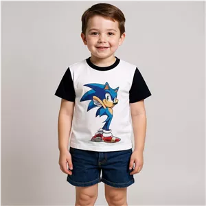 تی شرت آستین کوتاه پسرانه مدل سونیک A42