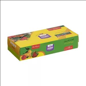 کیسه فریزر نایلون سپید مدل آسان مصرف بسته 130 عددی