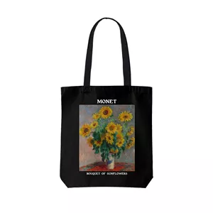 ساک خرید ترمه طراحان ایده مدل دسته گل آفتابگردان از مونه کد art0182 - L