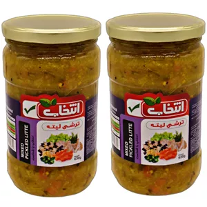 ترشی لیته انتخاب - 630 گرم بسته 2 عددی