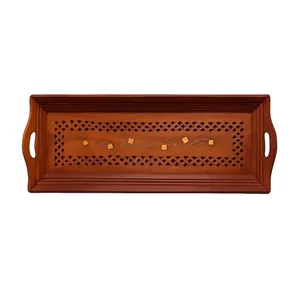 سینی چوبی مدل هندی کد3815
