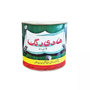 رنگ روغنی سفید براق رنگ هادی مدل  701 وزن 4 کیلو گرم
