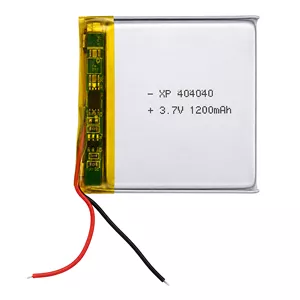 باتری لیتیومی قابل شارژ مدل XP-404040 ظرفیت 1200 میلی‌ آمپر ساعت