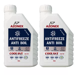 ضدیخ و ضدجوش 50 به 50 آزونکس مدل coolant حجم 1 لیتر بسته 2 عددی