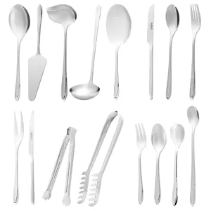 سرویس قاشق، چنگال و کارد استیل 146 پارچه 30 نفره کابان مدل 163