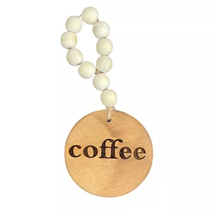 آویز تزیینی طرح مهره coffee