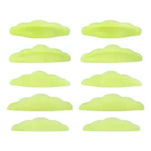فرمژه رد چری مدل Colorful Silicone Pad بسته 10 عددی