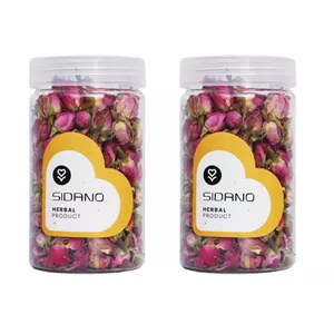 غنچه گل محمدی سیدانو - 50 گرم بسته 2 عددی