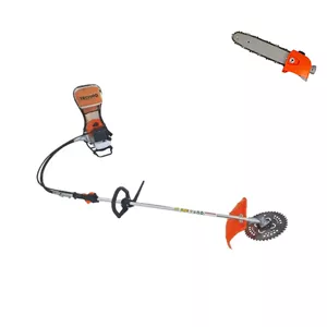 علف زن پشتی تکنو مدل 5200 همراه با الحاقی تبدیل علفزن به اره 