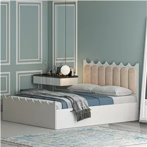 تخت خواب ام دی اف دو نفره اعیان مدل FH954 سایز 160x200 سانتی متر