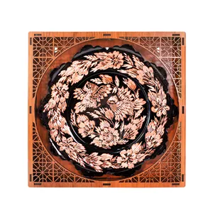  تابلو مسی صنایع دستی فاخر مدل الماس تراش کد 22d20