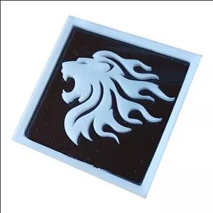 آرم درب موتور مدل ANGRY LION-BLACK مناسب برای پژو پارس