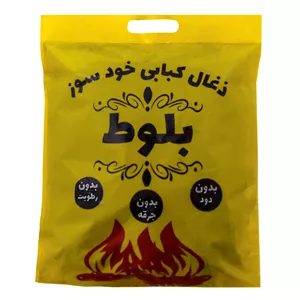 زغال کبابی مدل خودسوز کد 102 وزن 870 گرم