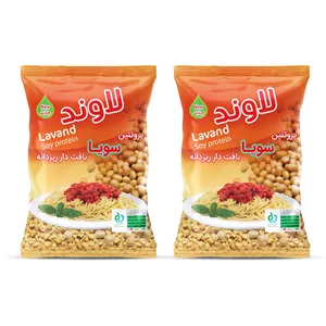 پروتئین سویا لاوند - 150 گرم بسته 2 عددی