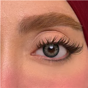 لنز چشم یونیک فصلی مدل GERBERA رنگ طوسی آبی دوردار