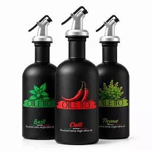 روغن زیتون با طعم آویشن اویلتو - 215 میلی لیتر و روغن زیتون با طعم فلفل قرمز اویلتو - 215 میلی لیتر و روغن زیتون فرابکر با بو و با طعم ریحان اویلتو - 215 میلی لیتر بسته 3 عددی