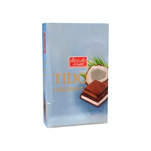شکلات کاکائو نارگیلی تیدو شیرین عسل - 7 گرم سبته 50 عددی