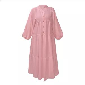 پیراهن ساحلی یقه هفت زنانه مدل بیسیک