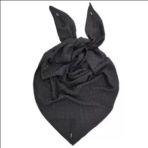 روسری زنانه مدل نخی وال اسلب نگینی منگوله دار