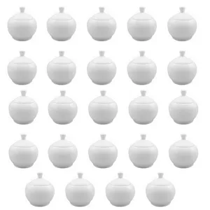 قندان شرکت صنایع چینی تقدیس مدل هتلی کد25 بسته 24 عددی