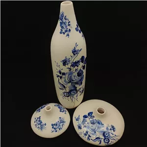 گلدان سرامیکی هیوا مدل ارغوان کد 21472712 مجموعه 3 عددی