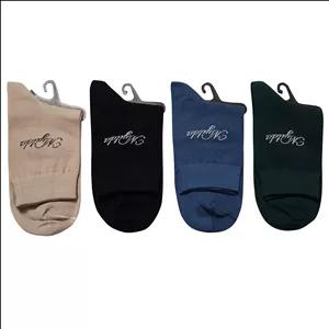 جوراب نیم ساق مردانه ماییلدا مدل پنبه کد 3630-182-1 بسته 4 عددی 