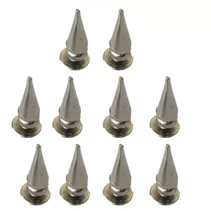 یراق اسپایک چرم دوزی مدل میخی کد SPK20x10 بسته 10 عددی