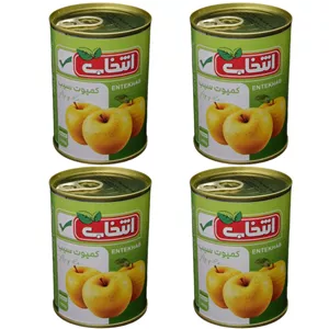 کمپوت سیب انتخاب - 380 گرم بسته 4 عددی
