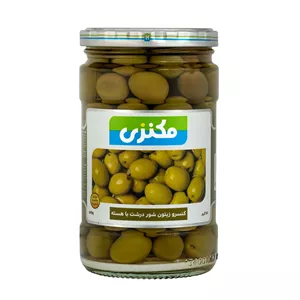زیتون شور درشت با هسته مکنزی - 660 گرم