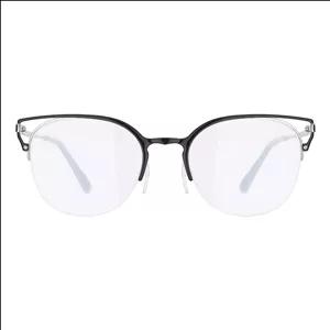 فریم عینک طبی گربه ای زنانه پرادا مدل 0PR-64UV-KI81O1-53 مناسب برای صورت مستطیل، مربع و لوزی