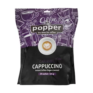پودر کاپوچینو با کارامل پوپر - 20 ساشه 20 گرمی