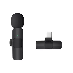 میکروفون یقه ای بی سیم F2 با درگاه اتصال USB-C 