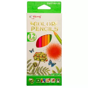 مداد رنگی 12 رنگ یالونگ مدل VIVID کد 01