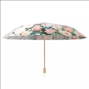 چتر 12 پره گلد ایر مدل Rose Garden قطر 100 سانتی‌متر