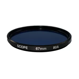 فیلتر لنز اسکوپ مدل B (80A)-67MM