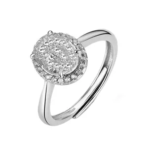 انگشتر زنانه مدل Ordinary diamond کد 00968