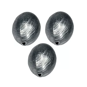 سرب ماهیگیری مدل بیضی کد 120g بسته 3 عددی