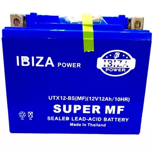 باتری موتورسیکلت 12آمپر 12 ولت ایبیزا مدل UTX12-BS(GEL)
