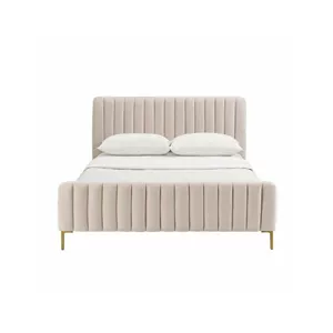 تخت خواب یک نفره مدل فلورا سایز 90×200 سانتی متر