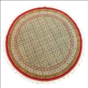 رومیزی قلمکار زابلیان مدل Sq150 طرح بادامی ریز