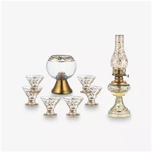 مجموعه ظروف هفت سین 8 پارچه مدل WASK5000