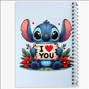 دفتر نقاشی 50 برگ خندالو طرح استیچ (Stitch) کد F7176