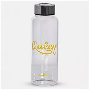 بطری شیشه ای یونیک طرح queen کد 3052