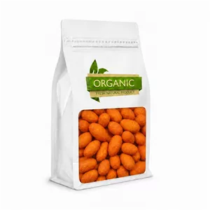 بادام زمینی روکش دار باربیکیو ارگانیک - 500 گرم