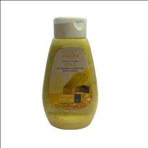 ژل اسکراب صورت و بدن سادور مدل Gold مناسب برای انواع پوست وزن 300 گرم