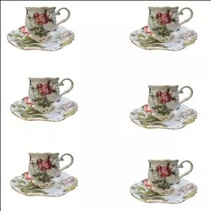 ست فنجان و نعلبکی 12 پارچه لمونژ مدل 88215