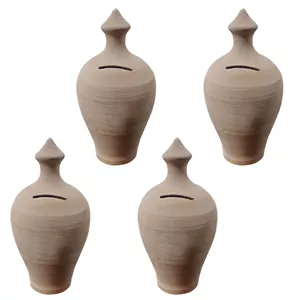 قلک سفالی خام کد 20 بسته ۴ عددی