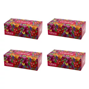 دستمال کاغذی 150 برگ گلرنگ مدل بهاره بسته 4 عددی