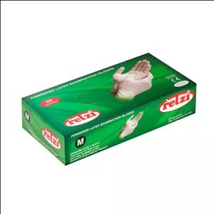 دستکش یکبار مصرف رتزی مدل لاتکس سایز مدیوم 50 عددی