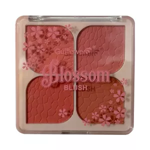 پالت رژ گونه مات گلفلاور مدل Nansa شماره 123